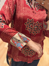 Modal Satin Ajrakh Maldhari Heritage Shirt